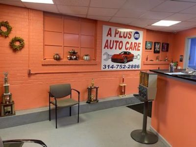 A Plus Auto Care lobby